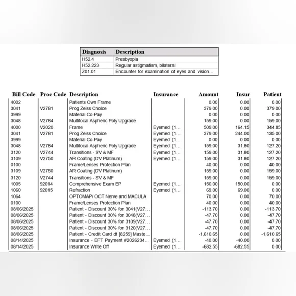Burberry Women's Transparent Frame Glasses - Picture 7 of 7